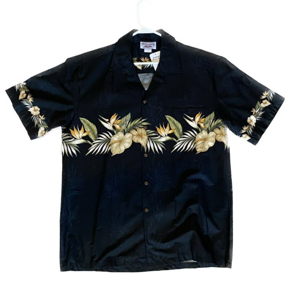 Pacific legend Hawaii shirt floral Hawaiian Shirt Large L -- NWT
